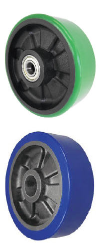 5 in Wheel Dia,Polyurethane Tread On Aluminum Core Wheel 1250 Lb Load Rating-2040021883 